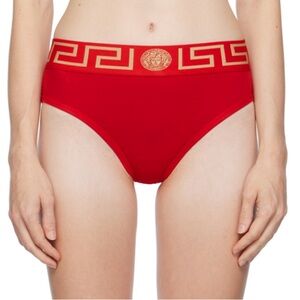 VERSACE UNDERWEAR Red briefs MEDUSA Women's Sz Medium NWT Authentic❤️
